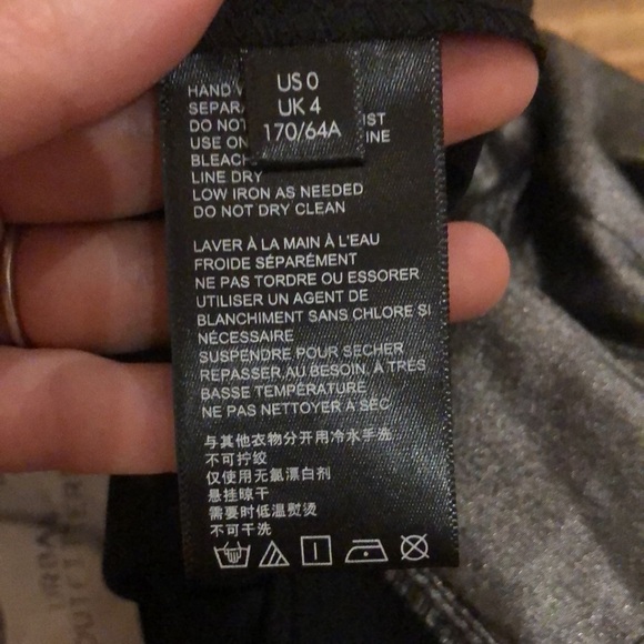 Silver Urban Outfitters high waisted shorts - Picture 4 of 4